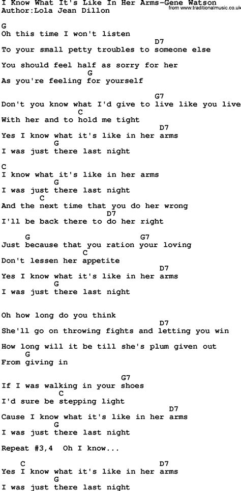 know what it's like lyrics